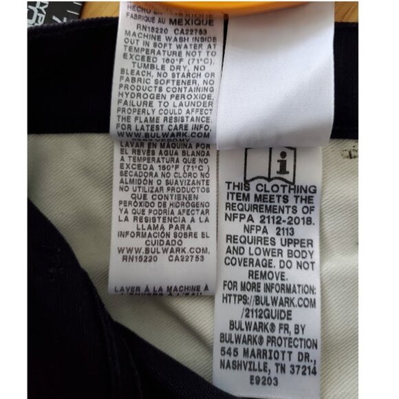 NWT Bulwark FR Cargo Pants Dungarees Arc-Rated Workwear Utility Pockets Size 30 - Picture 7 of 9